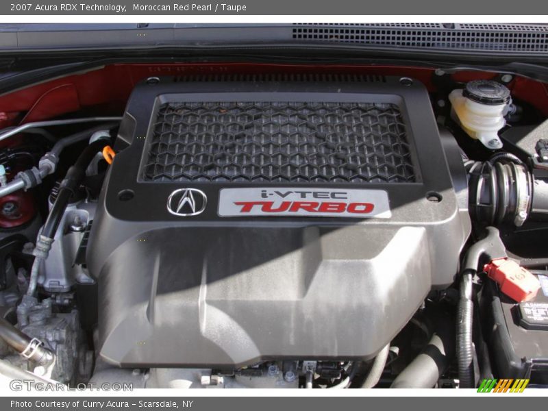 Moroccan Red Pearl / Taupe 2007 Acura RDX Technology