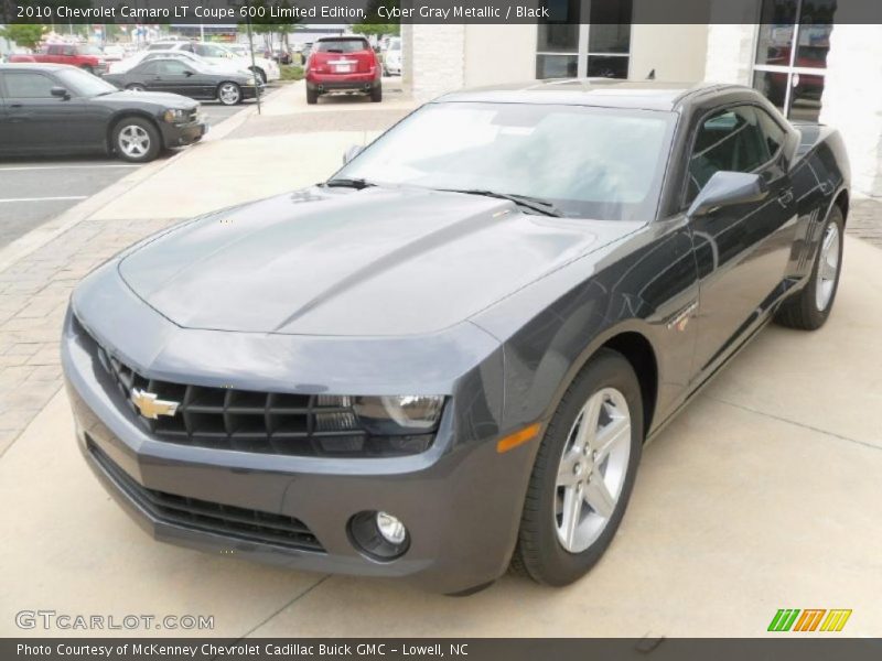 Cyber Gray Metallic / Black 2010 Chevrolet Camaro LT Coupe 600 Limited Edition