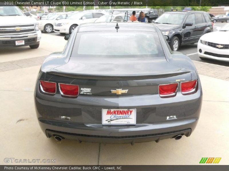 Cyber Gray Metallic / Black 2010 Chevrolet Camaro LT Coupe 600 Limited Edition