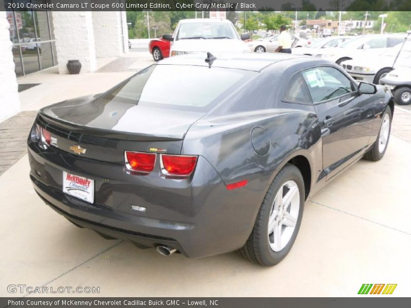 Cyber Gray Metallic / Black 2010 Chevrolet Camaro LT Coupe 600 Limited Edition