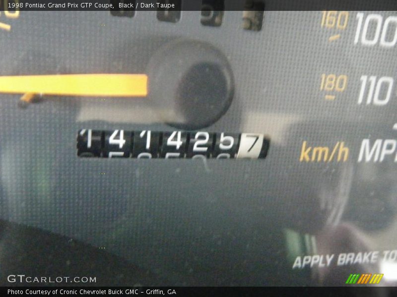 Black / Dark Taupe 1998 Pontiac Grand Prix GTP Coupe