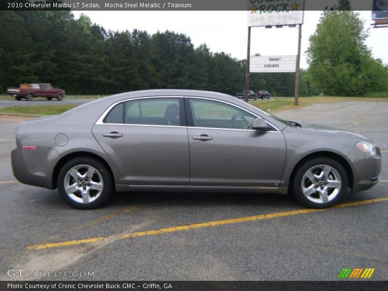 Mocha Steel Metallic / Titanium 2010 Chevrolet Malibu LT Sedan