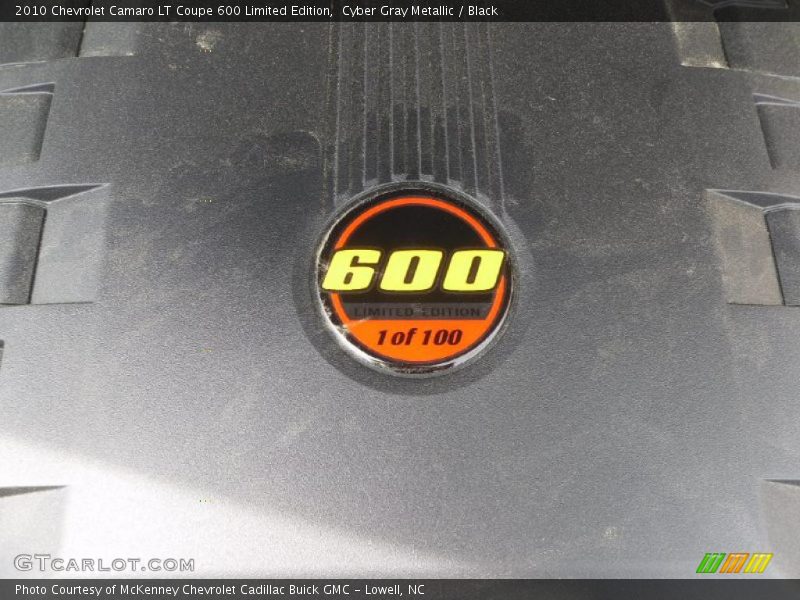 Cyber Gray Metallic / Black 2010 Chevrolet Camaro LT Coupe 600 Limited Edition