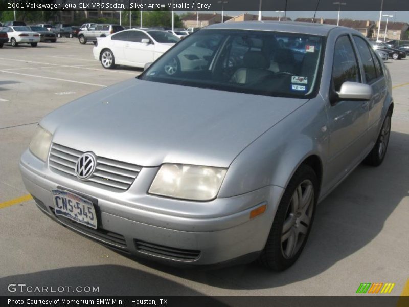 Silver Arrow Metallic / Grey 2001 Volkswagen Jetta GLX VR6 Sedan