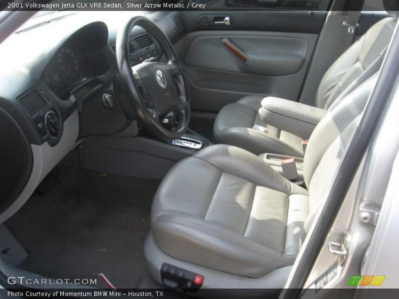 Silver Arrow Metallic / Grey 2001 Volkswagen Jetta GLX VR6 Sedan