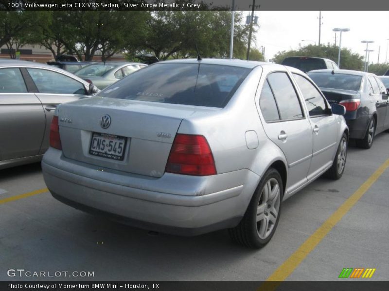 Silver Arrow Metallic / Grey 2001 Volkswagen Jetta GLX VR6 Sedan