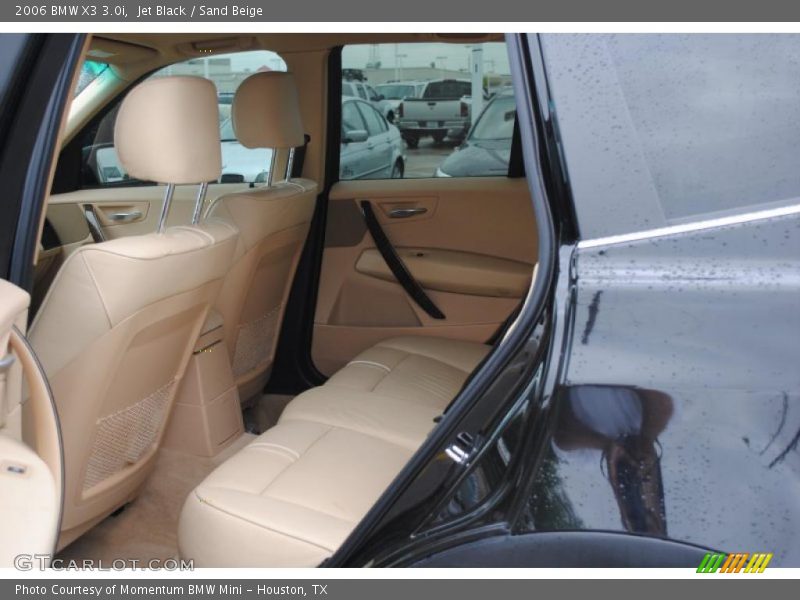 Jet Black / Sand Beige 2006 BMW X3 3.0i