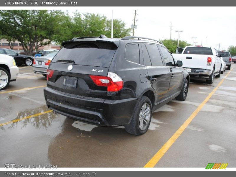 Jet Black / Sand Beige 2006 BMW X3 3.0i