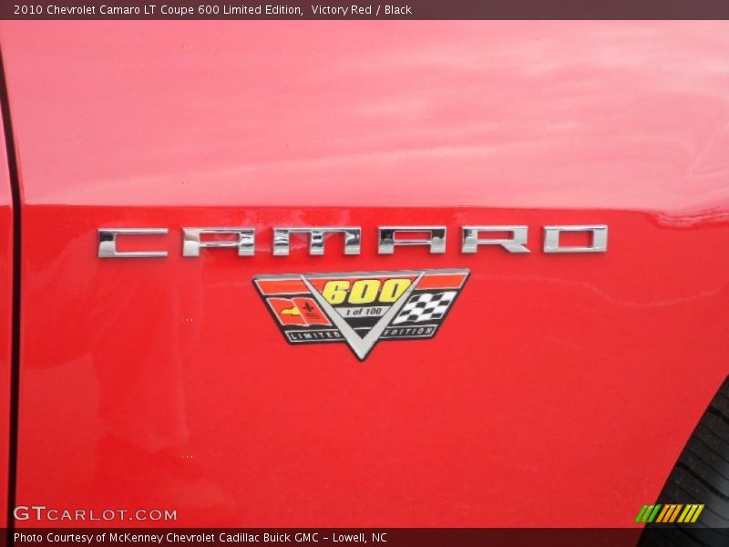 Victory Red / Black 2010 Chevrolet Camaro LT Coupe 600 Limited Edition