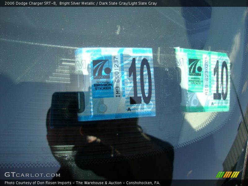 Bright Silver Metallic / Dark Slate Gray/Light Slate Gray 2006 Dodge Charger SRT-8