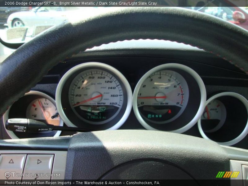 Bright Silver Metallic / Dark Slate Gray/Light Slate Gray 2006 Dodge Charger SRT-8