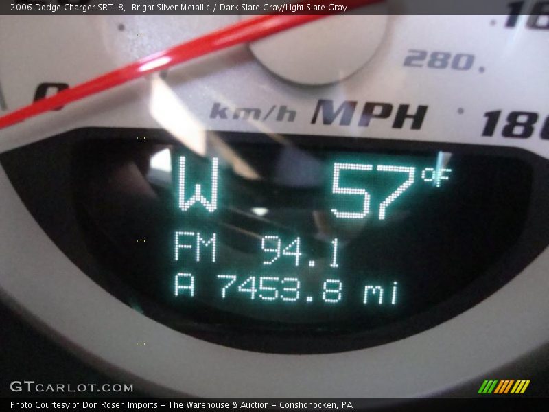 Bright Silver Metallic / Dark Slate Gray/Light Slate Gray 2006 Dodge Charger SRT-8