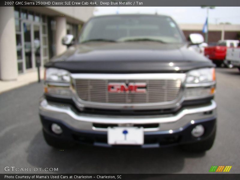 Deep Blue Metallic / Tan 2007 GMC Sierra 2500HD Classic SLE Crew Cab 4x4