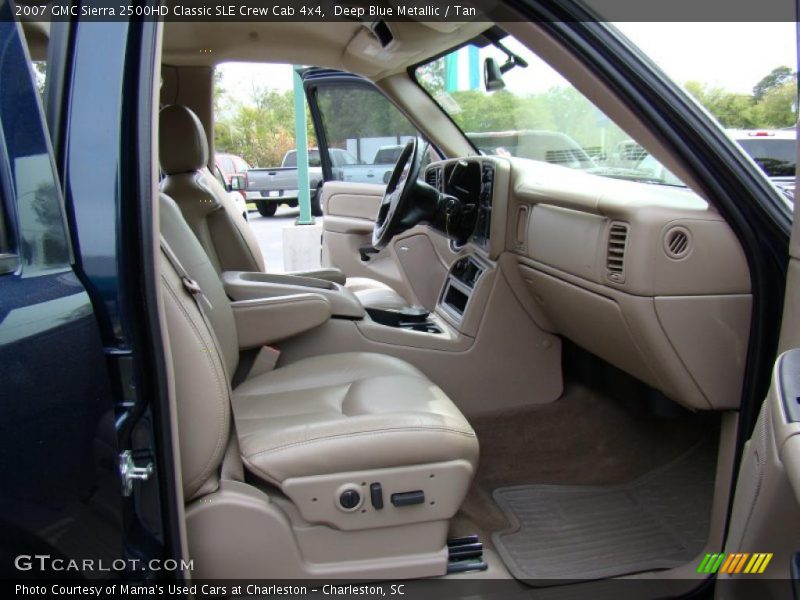 Deep Blue Metallic / Tan 2007 GMC Sierra 2500HD Classic SLE Crew Cab 4x4
