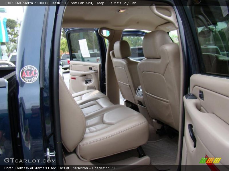 Deep Blue Metallic / Tan 2007 GMC Sierra 2500HD Classic SLE Crew Cab 4x4