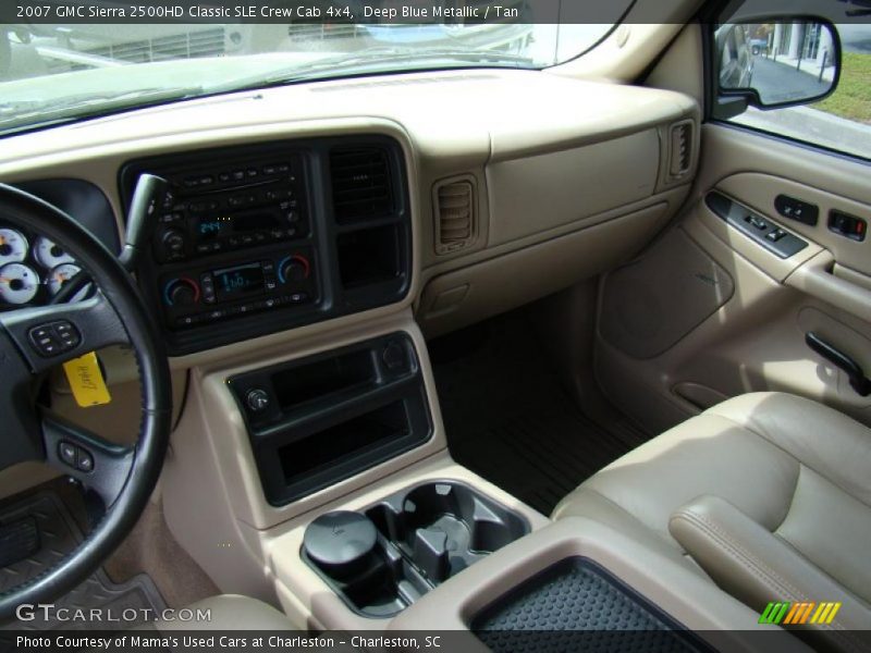 Deep Blue Metallic / Tan 2007 GMC Sierra 2500HD Classic SLE Crew Cab 4x4