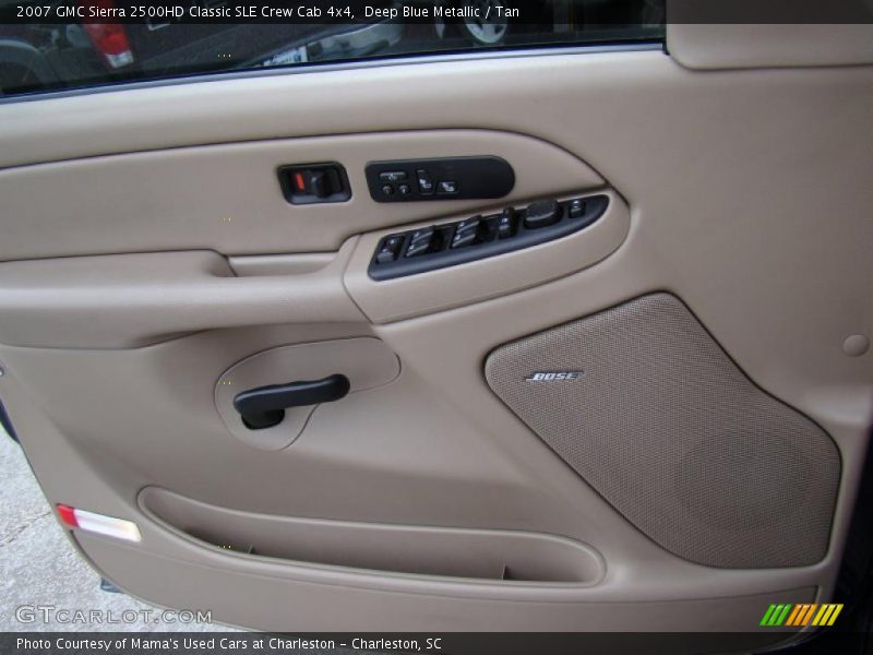 Deep Blue Metallic / Tan 2007 GMC Sierra 2500HD Classic SLE Crew Cab 4x4