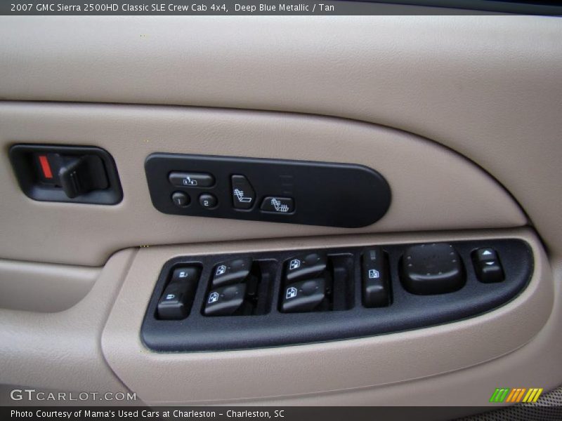 Deep Blue Metallic / Tan 2007 GMC Sierra 2500HD Classic SLE Crew Cab 4x4