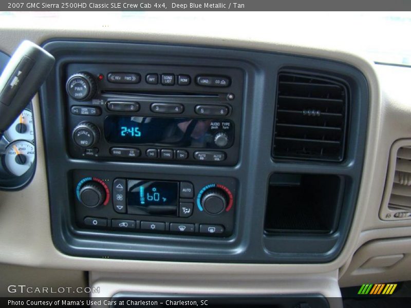Deep Blue Metallic / Tan 2007 GMC Sierra 2500HD Classic SLE Crew Cab 4x4