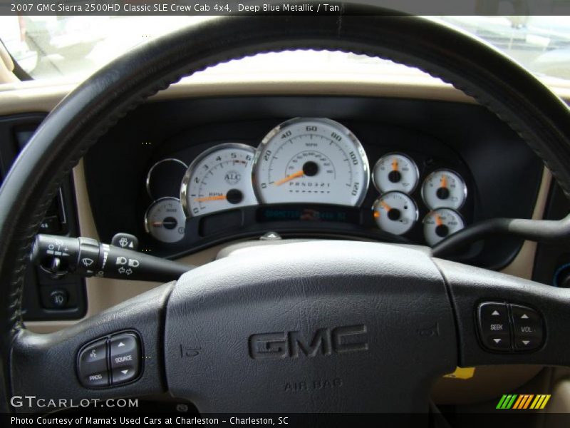 Deep Blue Metallic / Tan 2007 GMC Sierra 2500HD Classic SLE Crew Cab 4x4