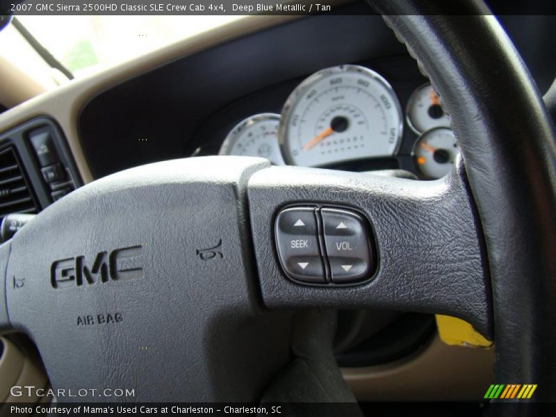 Deep Blue Metallic / Tan 2007 GMC Sierra 2500HD Classic SLE Crew Cab 4x4