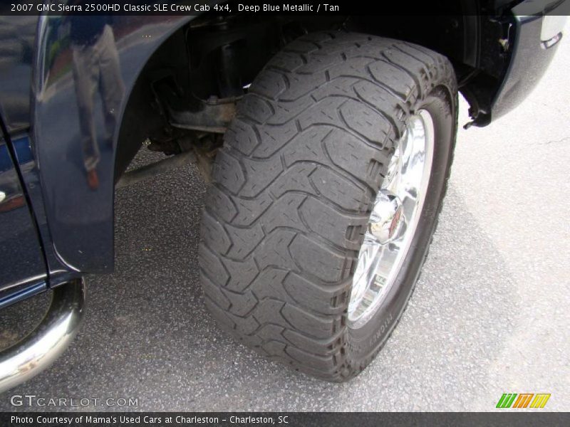 Deep Blue Metallic / Tan 2007 GMC Sierra 2500HD Classic SLE Crew Cab 4x4