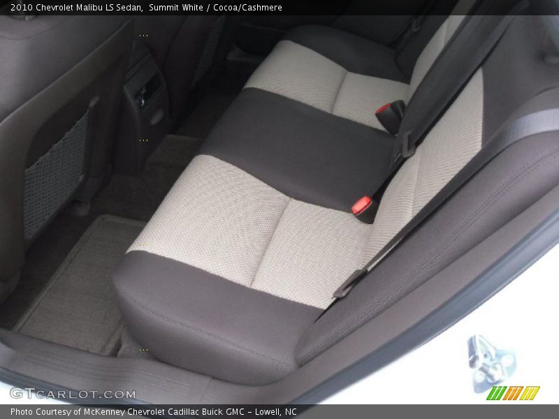 Summit White / Cocoa/Cashmere 2010 Chevrolet Malibu LS Sedan