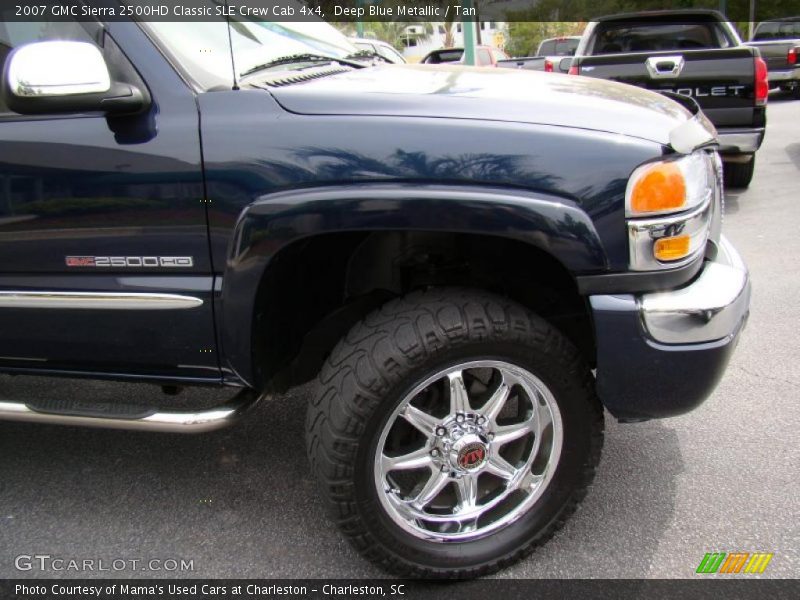 Deep Blue Metallic / Tan 2007 GMC Sierra 2500HD Classic SLE Crew Cab 4x4