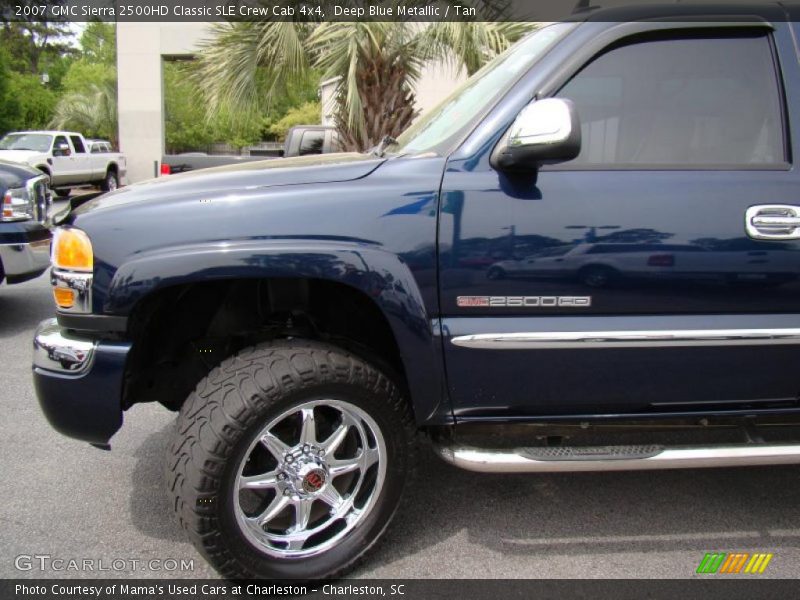Deep Blue Metallic / Tan 2007 GMC Sierra 2500HD Classic SLE Crew Cab 4x4