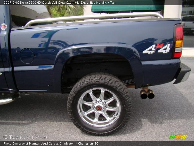 Deep Blue Metallic / Tan 2007 GMC Sierra 2500HD Classic SLE Crew Cab 4x4