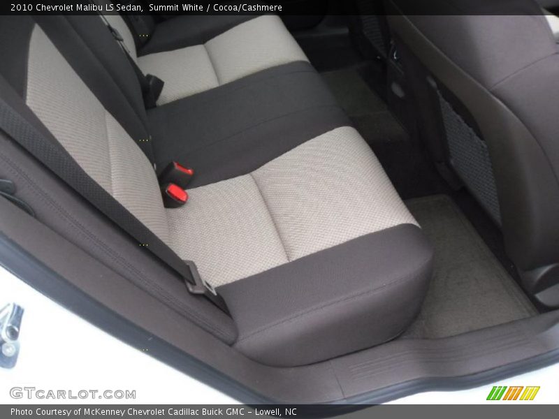 Summit White / Cocoa/Cashmere 2010 Chevrolet Malibu LS Sedan