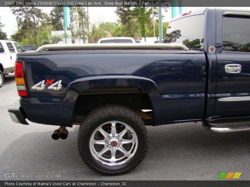 Deep Blue Metallic / Tan 2007 GMC Sierra 2500HD Classic SLE Crew Cab 4x4