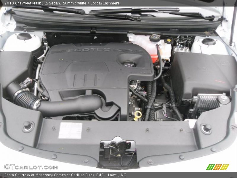 Summit White / Cocoa/Cashmere 2010 Chevrolet Malibu LS Sedan
