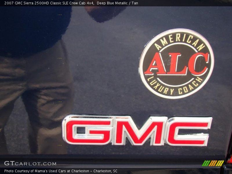 Deep Blue Metallic / Tan 2007 GMC Sierra 2500HD Classic SLE Crew Cab 4x4