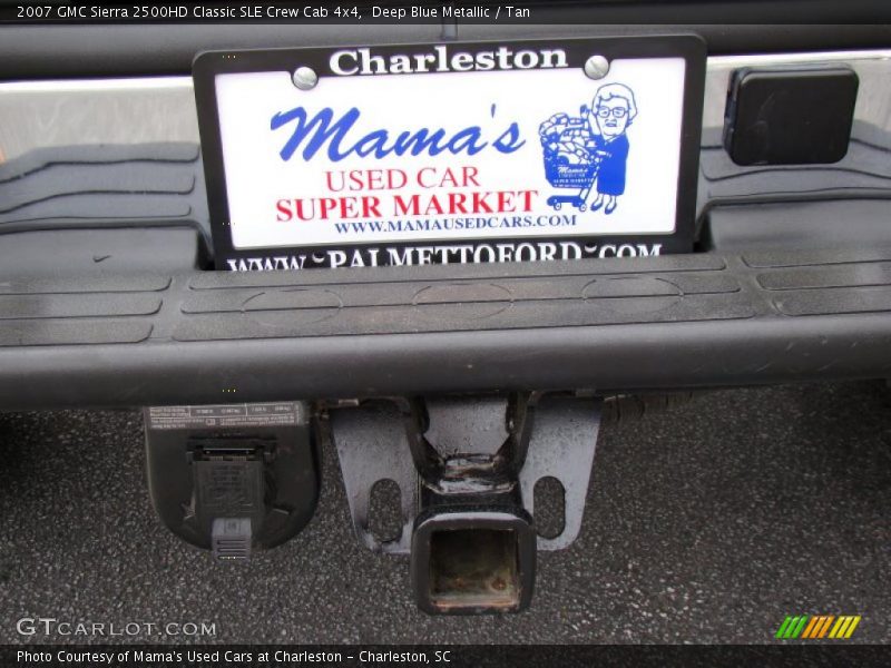 Deep Blue Metallic / Tan 2007 GMC Sierra 2500HD Classic SLE Crew Cab 4x4