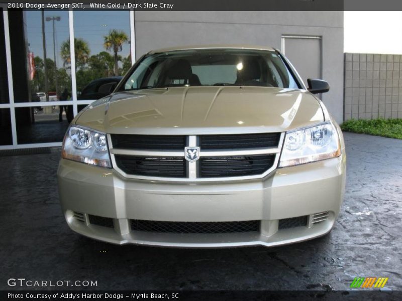 White Gold / Dark Slate Gray 2010 Dodge Avenger SXT