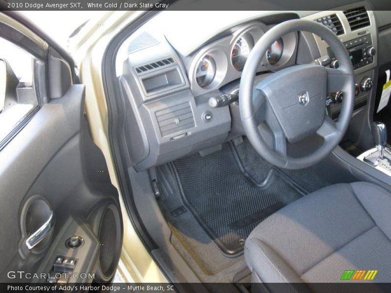 White Gold / Dark Slate Gray 2010 Dodge Avenger SXT