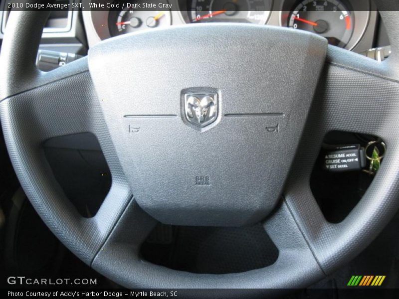 White Gold / Dark Slate Gray 2010 Dodge Avenger SXT