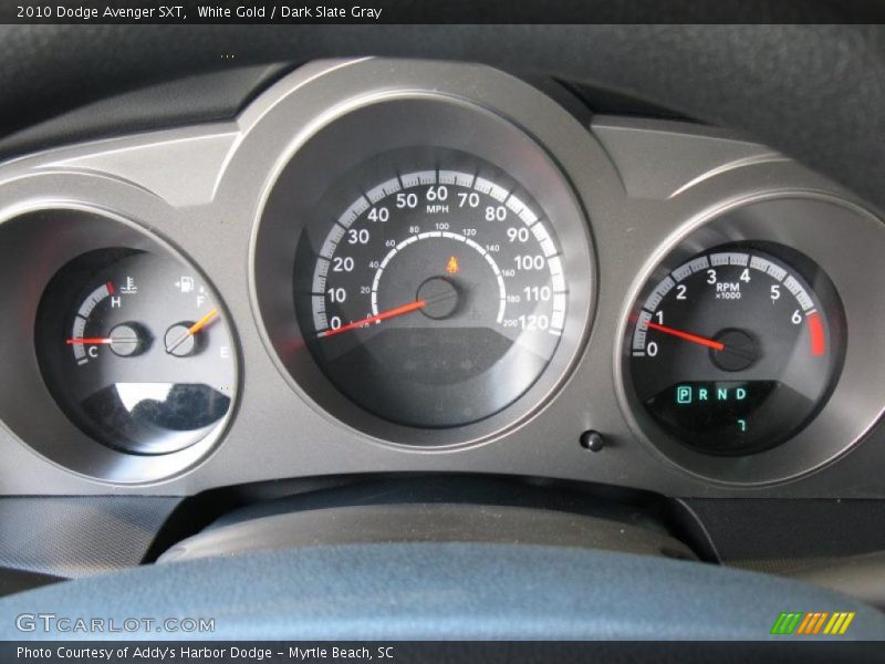 White Gold / Dark Slate Gray 2010 Dodge Avenger SXT