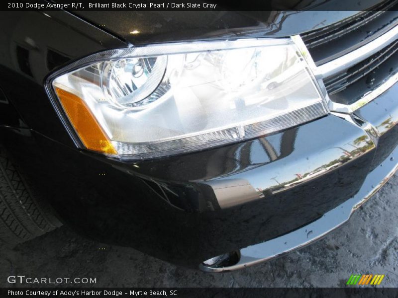 Brilliant Black Crystal Pearl / Dark Slate Gray 2010 Dodge Avenger R/T