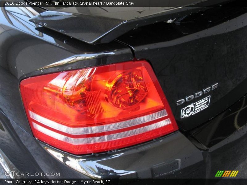 Brilliant Black Crystal Pearl / Dark Slate Gray 2010 Dodge Avenger R/T