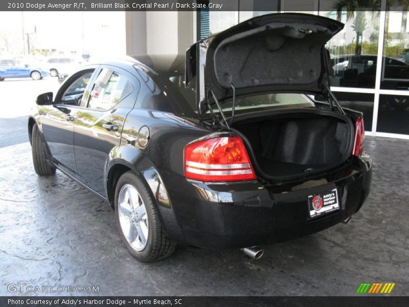 Brilliant Black Crystal Pearl / Dark Slate Gray 2010 Dodge Avenger R/T