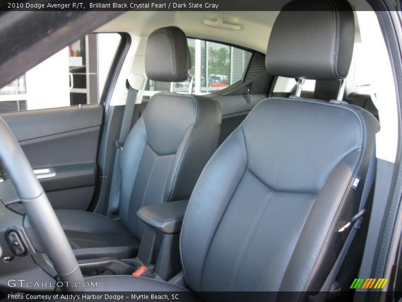 Brilliant Black Crystal Pearl / Dark Slate Gray 2010 Dodge Avenger R/T