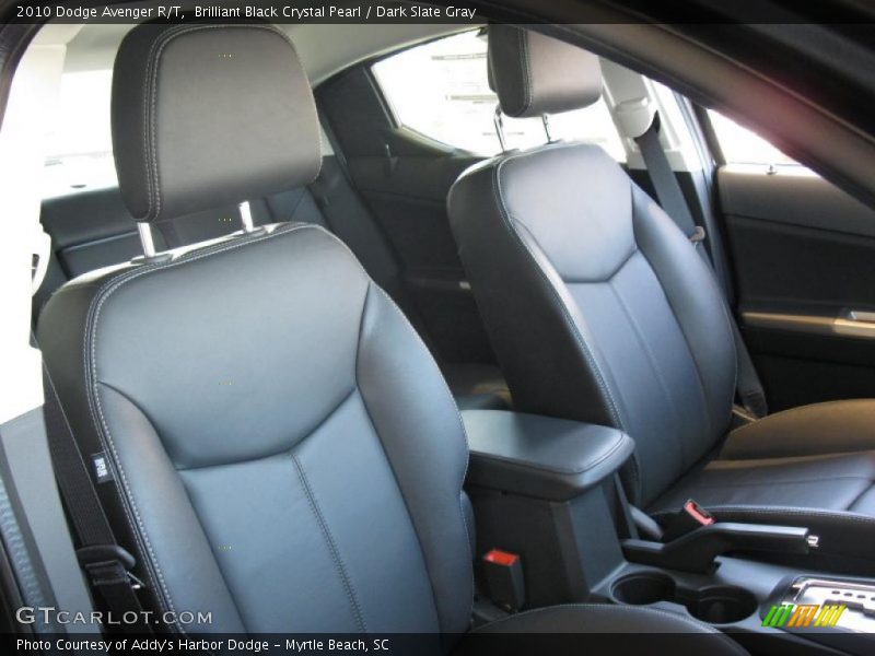 Brilliant Black Crystal Pearl / Dark Slate Gray 2010 Dodge Avenger R/T