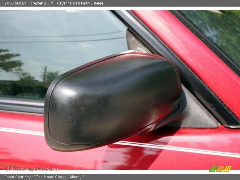 Cayenne Red Pearl / Beige 2005 Subaru Forester 2.5 X