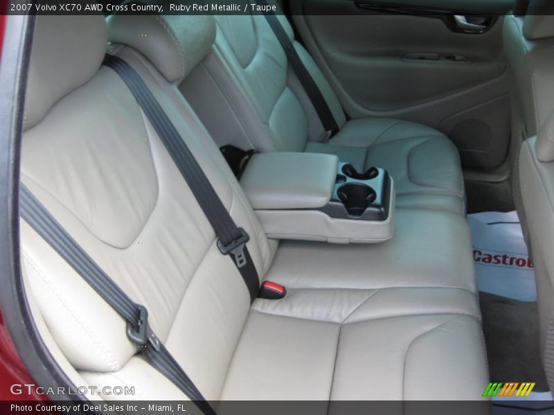 Ruby Red Metallic / Taupe 2007 Volvo XC70 AWD Cross Country
