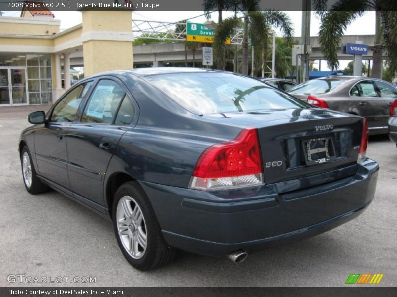 Barents Blue Metallic / Taupe 2008 Volvo S60 2.5T