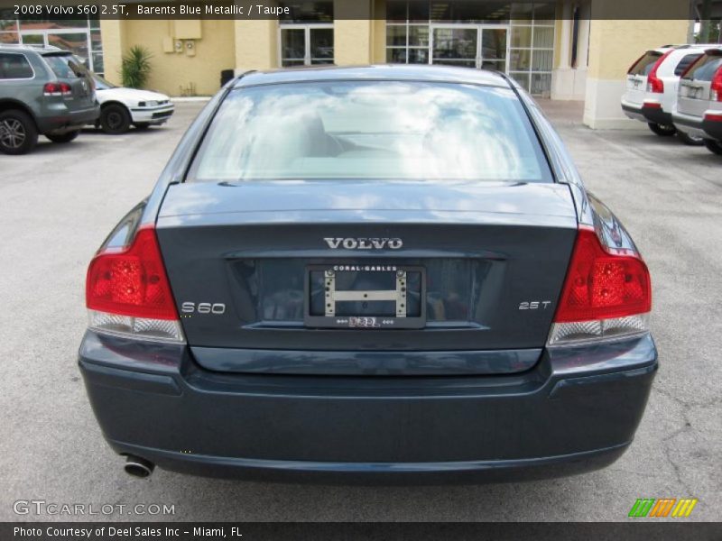 Barents Blue Metallic / Taupe 2008 Volvo S60 2.5T