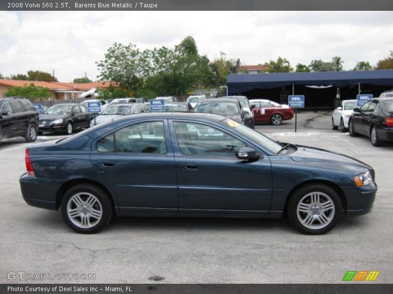 Barents Blue Metallic / Taupe 2008 Volvo S60 2.5T