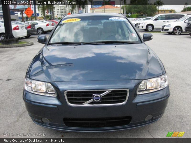Barents Blue Metallic / Taupe 2008 Volvo S60 2.5T